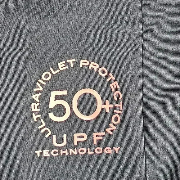 NWT NOS Maui And Sons Rash guard SPF 50+ Swim shirt # RG 102 black&red Large - Picture 4 of 7